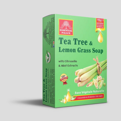 Tea Tree & Lemon Grass Soap with Citronella and Mint Extracts ±110Grams