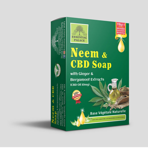 Neem & CBD Soap with Ginger & Bargomont Extracts
