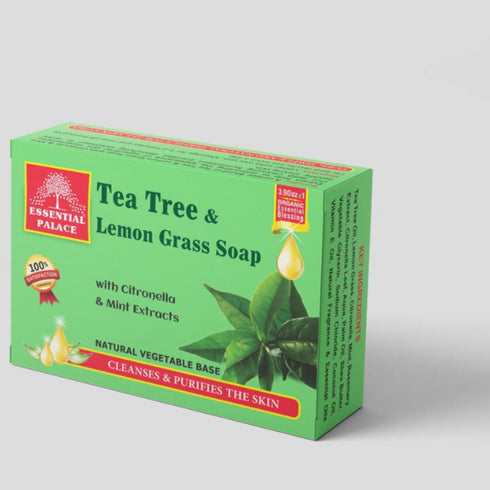 Tea Tree & Lemon Grass Soap with Citronella and Mint Extracts ±110Grams