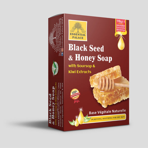 Blackseed & Honey Soap with Soursop and Kiwi Extracts ±110Grams