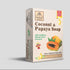 Coconut & Papaya Soap with Vanilla & Wheat Germ Extracts