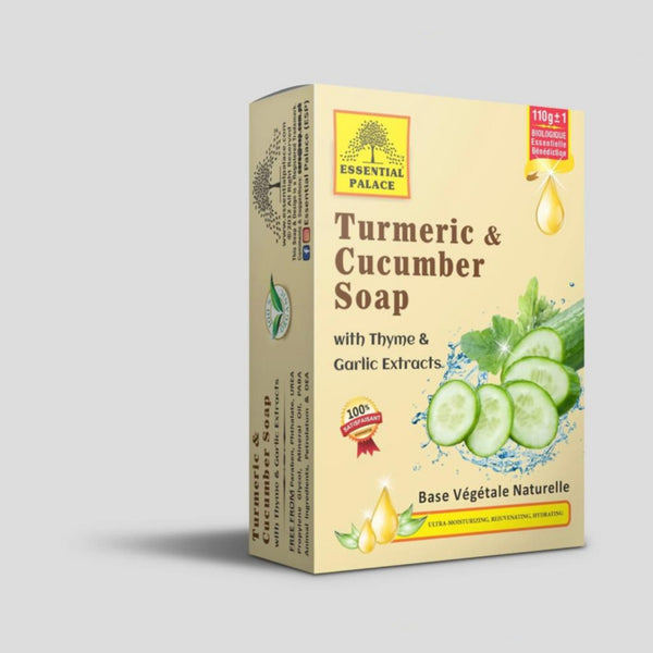 Turmeric & Cucumber Soap with Thyme & Garlic Extracts