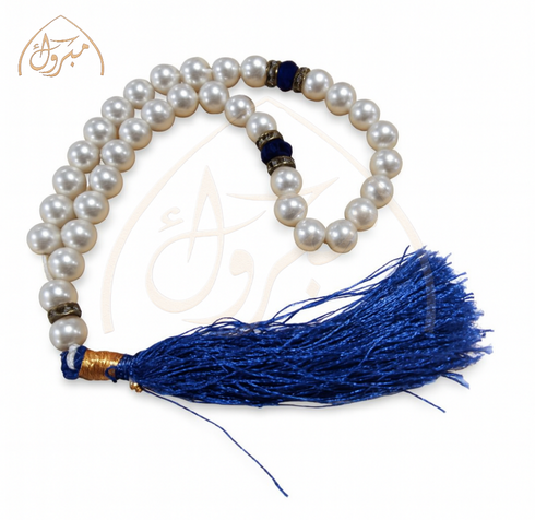 Premium Stone Tasbeeh - 33 Beads, 8/10mm Size - Handcrafted Islamic Prayer Beads with Zikar Beads for Enhanced Spiritual Connection